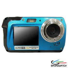DCAM-WT-4K | ダブルLCDモニター SONYセンサー搭載 4K防水デジタルカメラ【デジタルカメラ】【ブロードウォッチ】