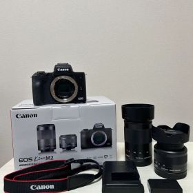 Canon EOS Kiss M2 ダブルズームキット ブラック