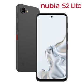 ZTE(ゼットティーイー) NUBIA S2 LITE 6.7型 4GB/128GB ブラック SIMフリースマートフォン Z6305J 5G 5000万画素50MPカメラ 5100mAh IP68