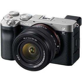 【新品】SONY α7C ILCE-7CL ズームレンズキット [シルバー]【即日発送、土、祝日発送】【送料無料】