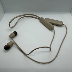 ■SONY ワイヤレスイヤホン WI-C100 ベージュ/グレージュ Bluetooth 首掛け型 ネックバンド式 USB-C充電 中古