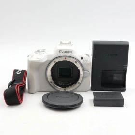 ■シャッター数1000枚！極上品■ Canon EOS R50 ボディ ホワイト ミラーレス一眼カメラ キヤノン