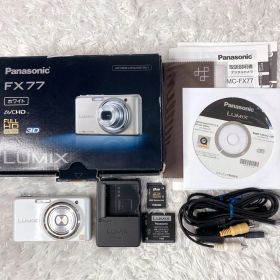 【美品】Panasonic LUMIX DMC-FX77 ホワイト 動作確認済