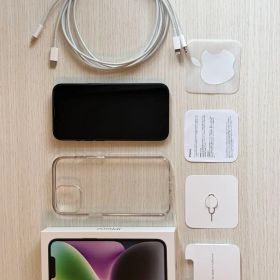 iPhone 14 128GB ミッドナイト SIMフリー 美品 箱・付属品完備