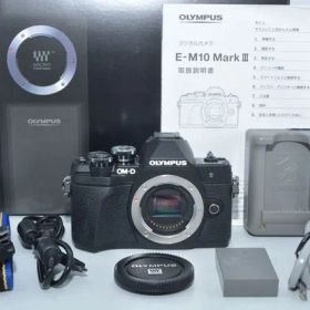 【特上品】 OLYMPUS オリンパス ミラーレス一眼 OM-D E-M10 MarkIII ボディー ブラック ＃9319
