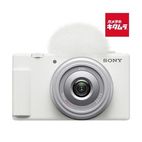 ソニー VLOGCAM ZV-1F W ホワイト SONY コンパクトデジタルカメラ Vlog対応 4K動画撮影 高画質 自撮り Wi-Fi搭載