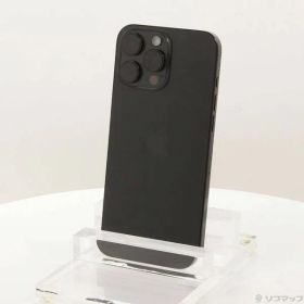 ソフマップ 〔中古品〕 iPhone16 Pro Max 256GB ブラックチタニウム MYWG3J／A SIMフリー【377】