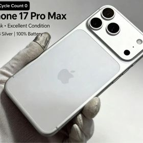 iPhone 17Pro Max 256 シルバ物理SIM対応SIMフリ100％