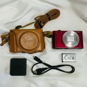 美品 SONY Cyber-shot DSC-WX500 デジタルカメラ レッド
