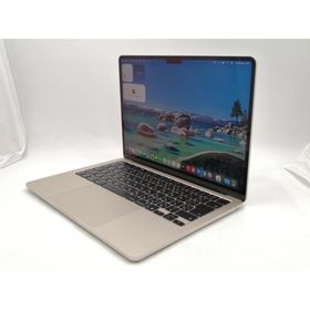 【中古】Apple MacBook Air 13インチ (M4,2025) M4(CPU:10C/GPU:8C) 16GB/256GB スターライト MW0Y3J/A【ECセンター】保証期間１ヶ月【ランクA】