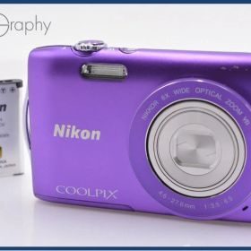 難あり ニコン Nikon COOLPIX S3300 6X バッテリー付属 同梱無料 #ks611