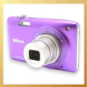 美品｜NikonCOOLPIX S3300 クールピクス デジタルカメラ ラベンダーパープル｜M349