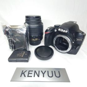 【美品】Nikon ニコン D3200 18-55 VR レンズキット ブラック シャッター回数:6,840回