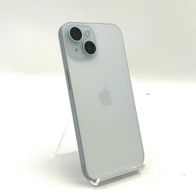 【全額返金保証】【最速発送】 iPhone 15 128GB ブルー Softbank 白ロム 美品 動作確認済 81%