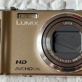 【美品】 LUMIX DMC-TZ10 ゴールド本体+付属+予備電池付き