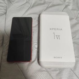 SONY Xperia 1 VI 本体 スカーレット 傷多 正常起動