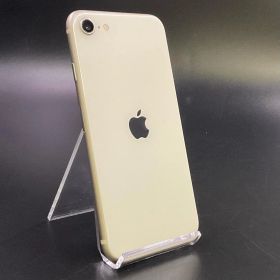 【全額返金保証】【最速発送】 iPhone SE（第3世代） 64GB スターライト SIMフリー 白ロム 動作確認済 76%