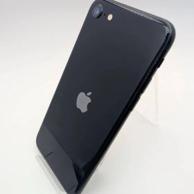 107☆iPhoneSE3 128GB SIMフリー バッテリー82% 保証付き 本体 中古 ミッドナイト やや傷や汚れあり