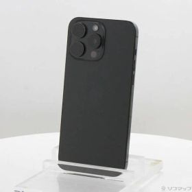ソフマップ 〔中古品〕 iPhone15 Pro Max 256GB ブラックチタニウム MU6P3J／A SIMフリー【305】
