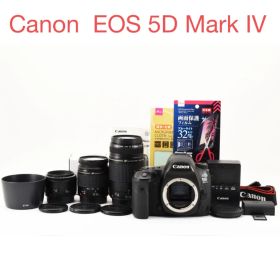 Canon EOS 5D Mark IV標準&望遠&単焦点トリプルレンズセット