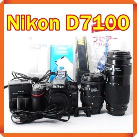 Nikon D7100 一眼レフカメラ スマホ転送 ダブルレンズセット ニコン