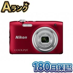 【整備済み品】 NIKON COOLPIX A100 デジタルカメラ 2005万画素 光学5倍 レッド A100RD コンパクト デジカメ こんぱくと