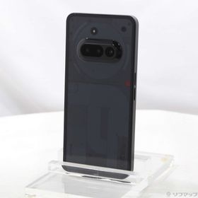 (中古)Nothing Phone (3a) 128GB ブラック A10400154 SIMフリー(262-ud)