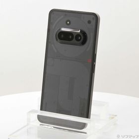 (中古)Nothing Phone (3a) 128GB ブラック A10400154 SIMフリー(269-ud)