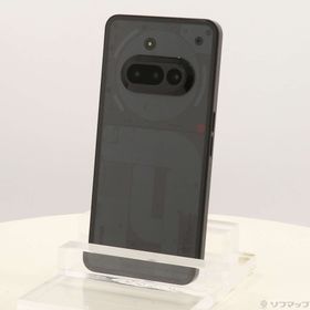 (中古)Nothing Phone (3a) 128GB ブラック A10400154 SIMフリー(262-ud)