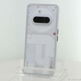 (中古)Nothing Phone (3a) 128GB ホワイト A10400155 SIMフリー(352-ud)