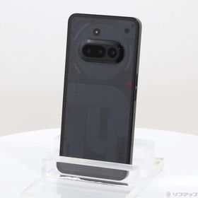 (中古)Nothing Phone (3a) 128GB ブラック A10400154 SIMフリー(368-ud)