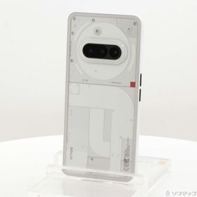 (中古)Nothing Phone (3a) 128GB ホワイト A10400155 SIMフリー(262-ud)
