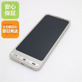 安心保証 新品同様 SoftBank シンプルスマホ6 A201SH シャンパンゴールド