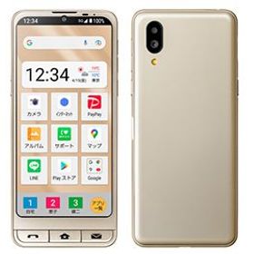 SIMフリー シンプルスマホ6 A201SH シャンパンゴールド 64GB