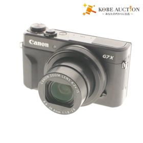 ■ Canon キヤノン デジタルカメラ PowerShot G7 X Mark II コンパクト レンズ 8.8-36.8mm 1:1.8-2.8 箱 付属品付き 通電確認済み