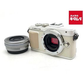 【中古】 【並品】 オリンパス PEN Lite E-PL7 14-42mm EZ レンズキット ホワイト