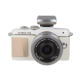 OLYMPUS E-PL7 ホワイト + 14-42mm EZ シルバー 【AB】