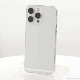 ソフマップ 〔中古品〕 iPhone15 Pro Max 256GB ホワイトチタニウム MU6Q3J／A SIMフリー【196】