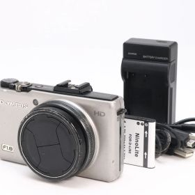 B- (並品) OLYMPUS オリンパス XZ-1 チタニウムシルバー (プレミアムキット限定カラー）シャッター数 20,100枚 初期不良返品対応 66-191