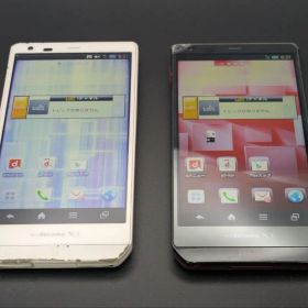 SHARP AQUOS PHONE ZETA SH-02E 赤・白2台セット