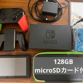 Nintendo Switch 箱あり プロコン マイクロSDカード 未対策機