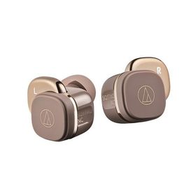 オーディオテクニカ ATH-SQ1TW2NC CA ワイヤレスヘッドホン アクティブノイズキャンセリング搭載 ワイヤレス充電対応 カフェラテ
