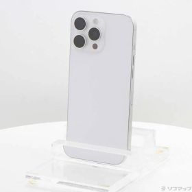 ソフマップ 〔中古品〕 iPhone16 Pro Max 256GB ホワイトチタニウム MYWH3J／A SIMフリー【352】