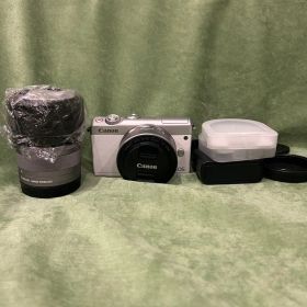 Canon ミラーレス一眼カメラ EOS M100 ダブルレンズキット ホワイト