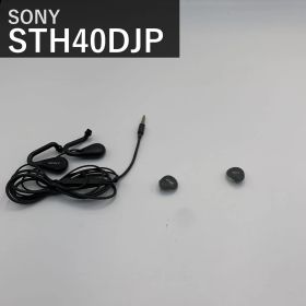 ソニー SONY イヤホン STH40DJP ブラック black 有線 マイク付き インイヤー 開放型 デュアルリスニング 環境音 リモコン 通話 音楽 2018年モデル 国内正規品 純正 STH40DJP B リングサポーター付