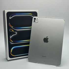 【箱付き中古C】iPad Pro 11-inch 第5世代 (M4) 1TB シルバー wifi+Cellular バッテリー【91%】 SIMフリー 白ロム