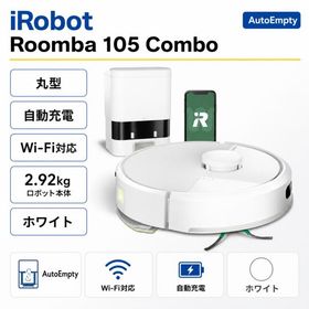 新品 アイロボット Y352260 Roomba 105 Combo ロボット + AutoEmpty ホワイト