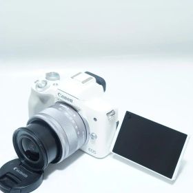 スマホ転送機能付♪キヤノン EOS Kiss M ホワイト