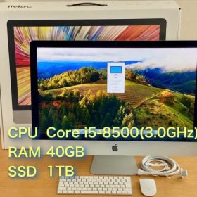 iMac Retina 5K 27インチ 2019 (i5/40GB/1TB )