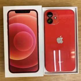 【液晶難あり/SIMフリー】iPhone 12 RED 64GB docomo 〇